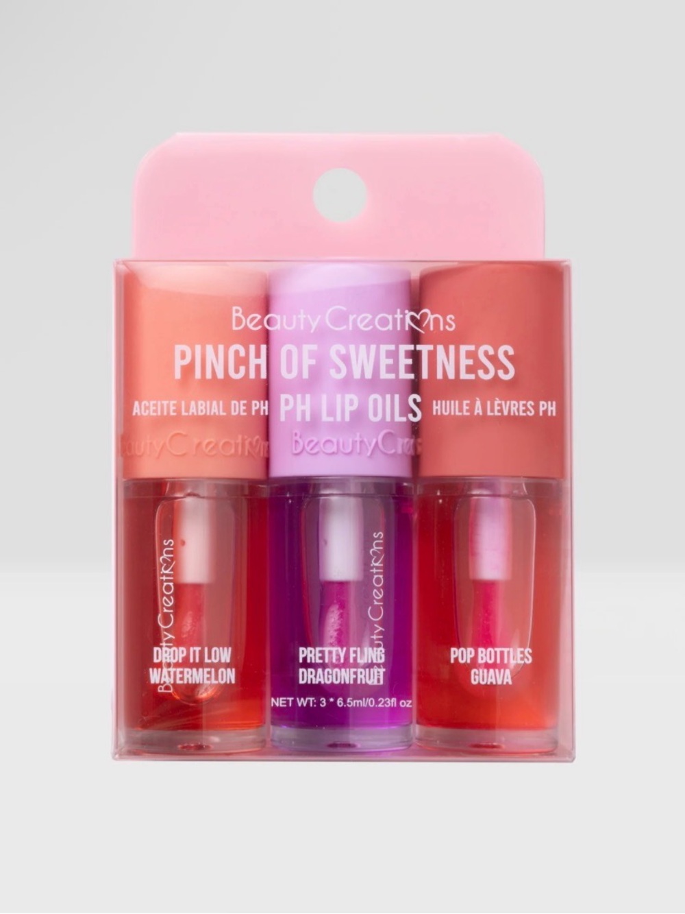 Beauty Creations Pinch of Sweetness pH Lip Oil Trio Set